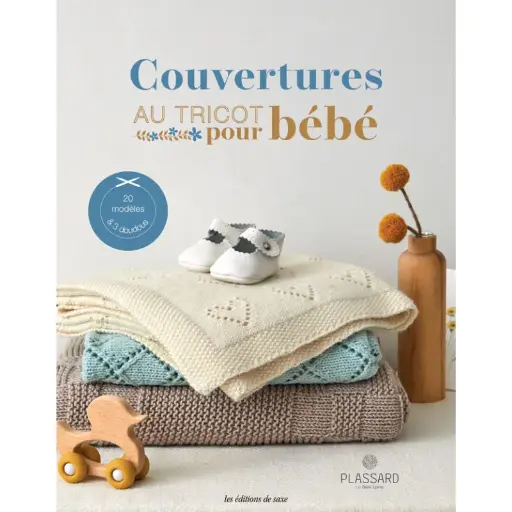 Couvertures au tricot pour bébé