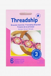 DMC - Threadship Bracelet d'amitié 6 couleurs 6 mètres